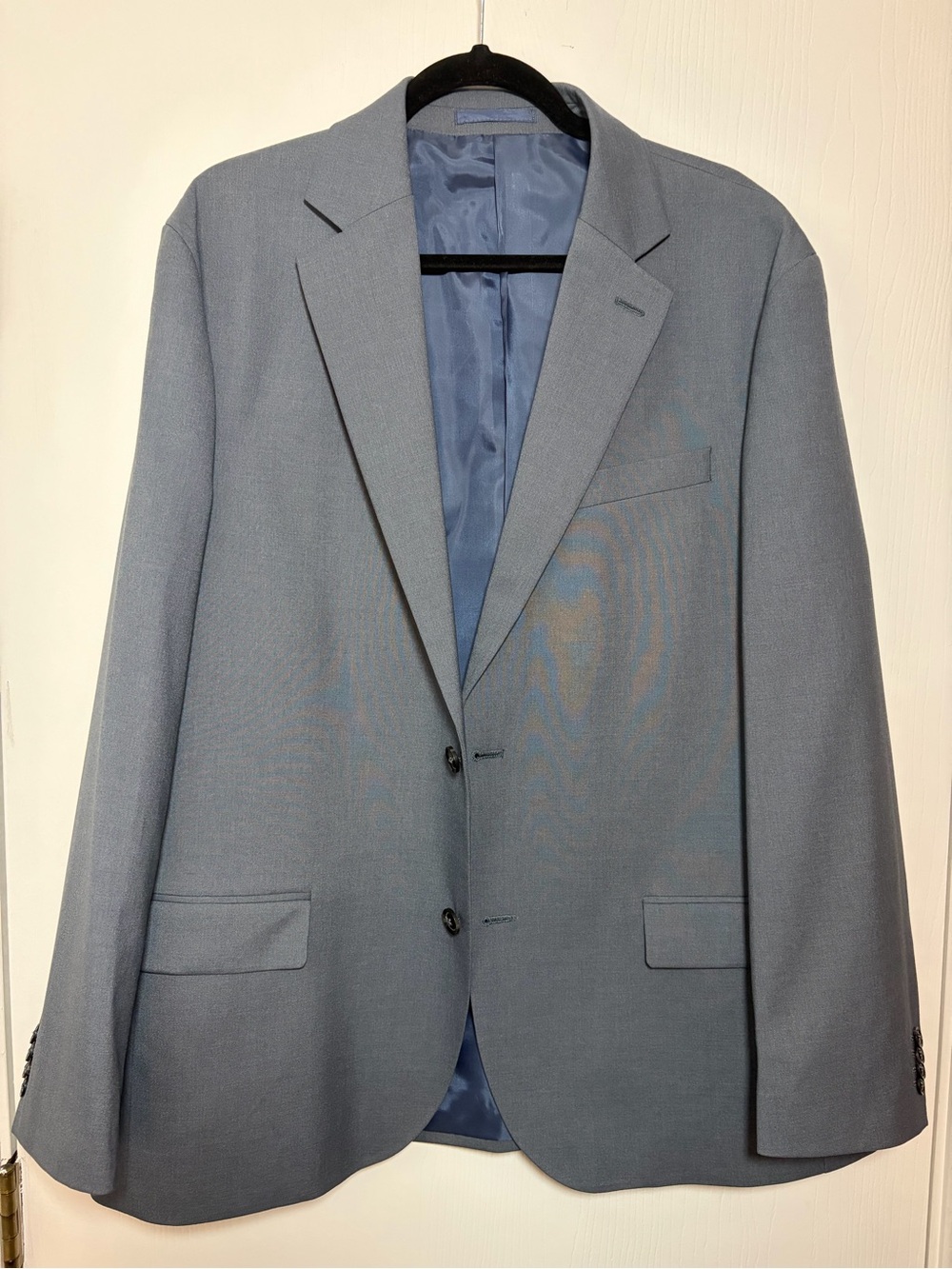 Topman Men's Light Gray Two-Button Blazer